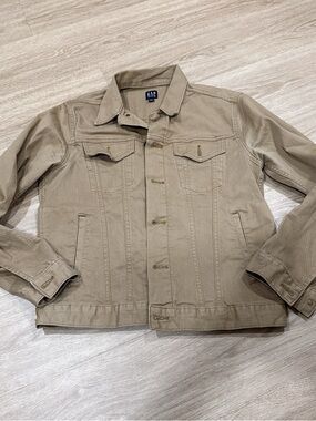 GAP Men's Light Khaki Shirt Jacket